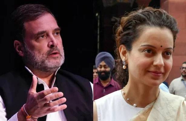 Rahul Gandhi and Kangana Ranaut