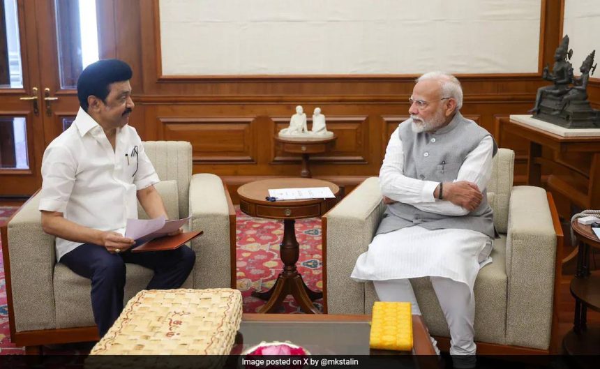 MK Stalin Meets PM Modi